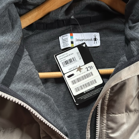 Smartwool Smartloft 180 Parka Insulated Merino Wool NEW women’s L metalic color - Picture 4 of 14